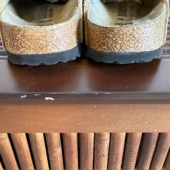 Birkenstock Tan Suede Clogs - Picture 5 of 8